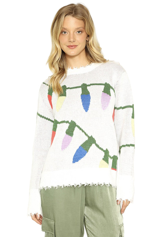 Twinkle Lights Holiday Sweater