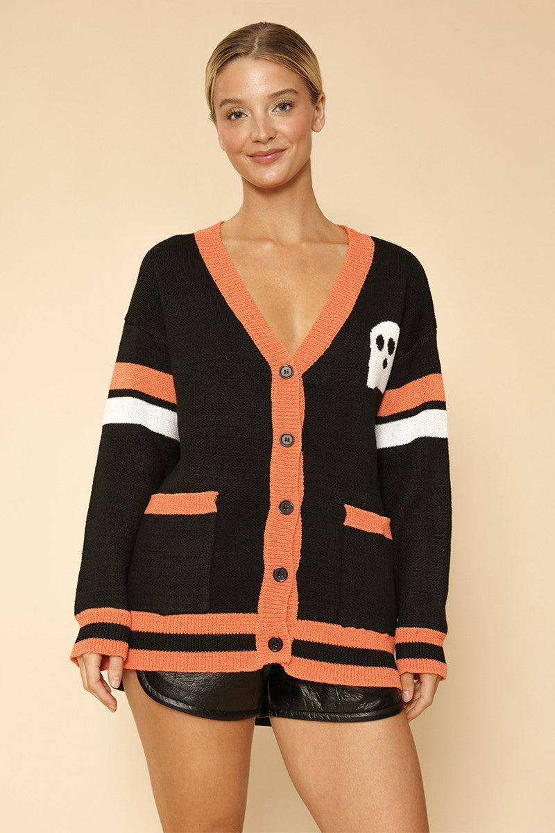 Boo Crew Ghost Cardigan