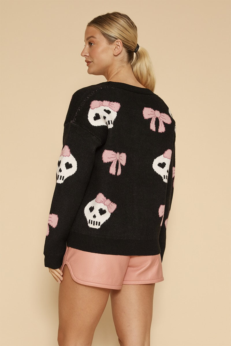 Spooky Night Halloween Knit Cardigan