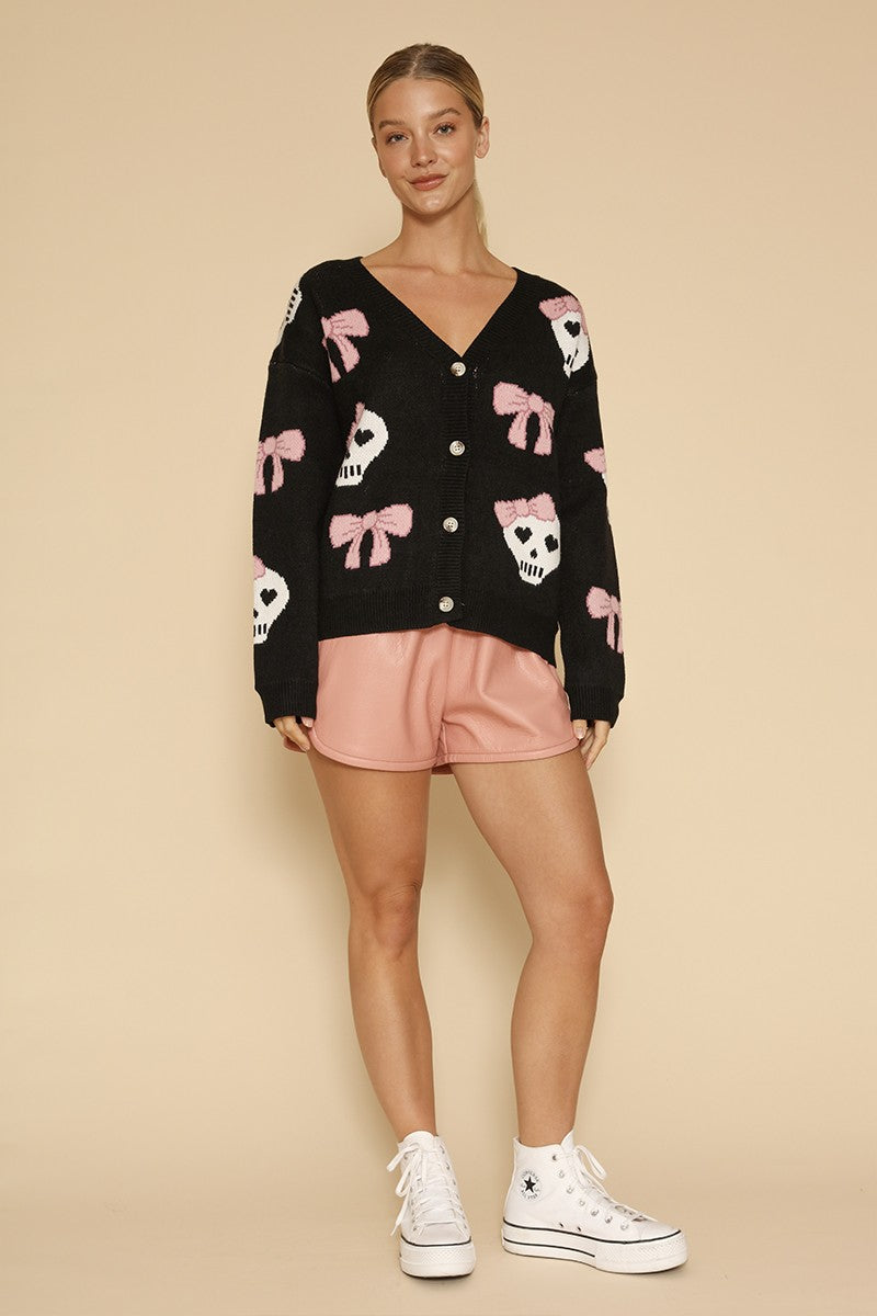 Spooky Night Halloween Knit Cardigan