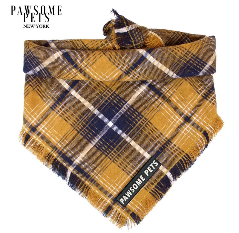 Kennedy Plaid Pet Bandana