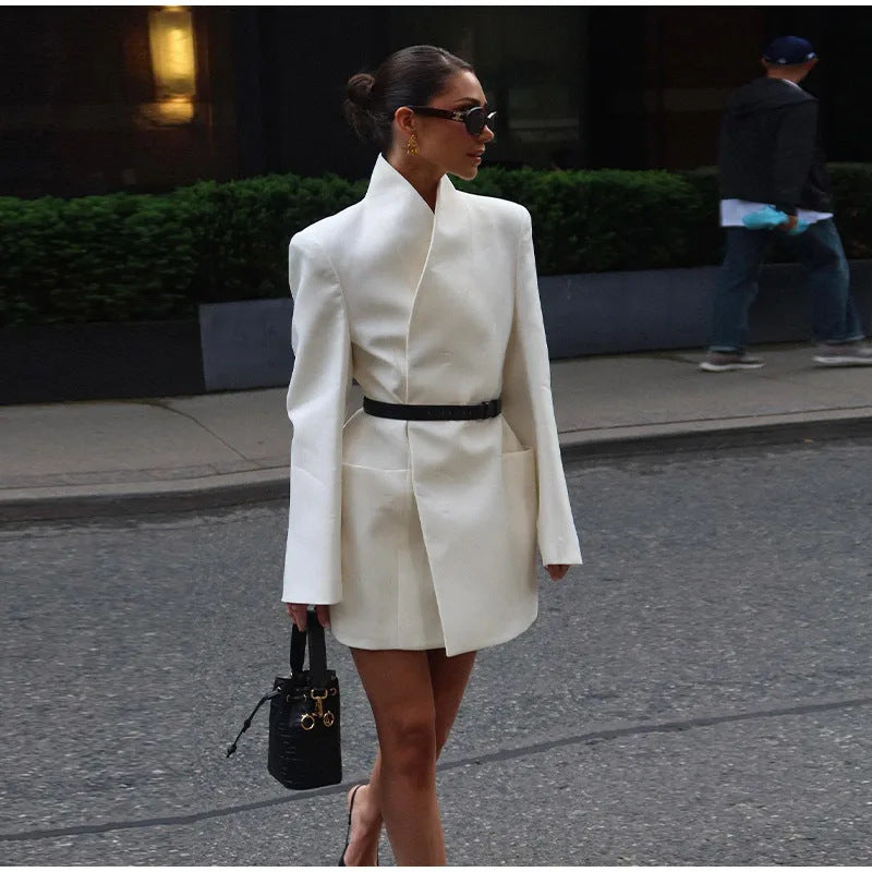 Black & White Women's Suit Jacket
