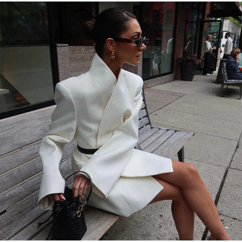 Black & White Women's Suit Jacket