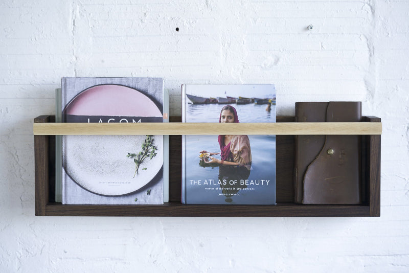 Modern Magazine & Vinyl Wall Rack