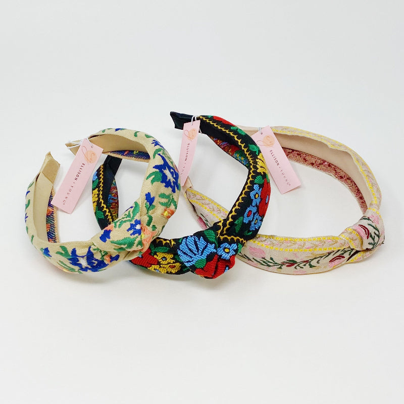 Jardin de Rêve Embroidered Headband