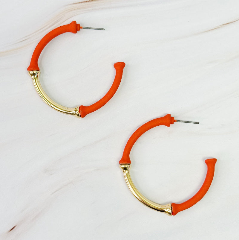 Radiant Rhythm Dipped Hoop Earrings
