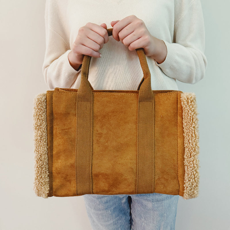 Western Fluffy Tote Crossbody