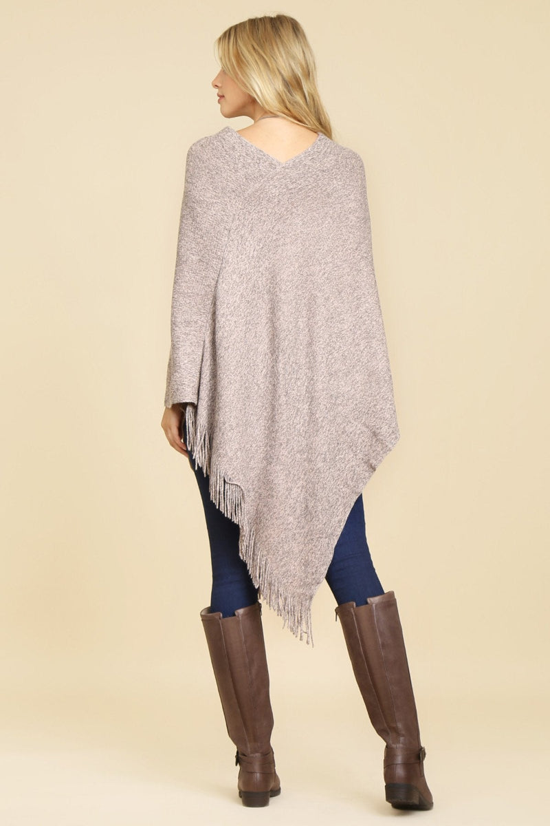 Cozy Tasseled Poncho