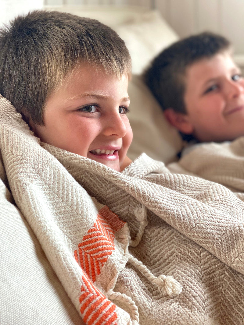 Pipa Hand-Loomed Throw Blanket