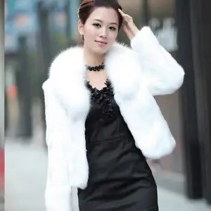 Luxe Faux Fox Fur Jacket