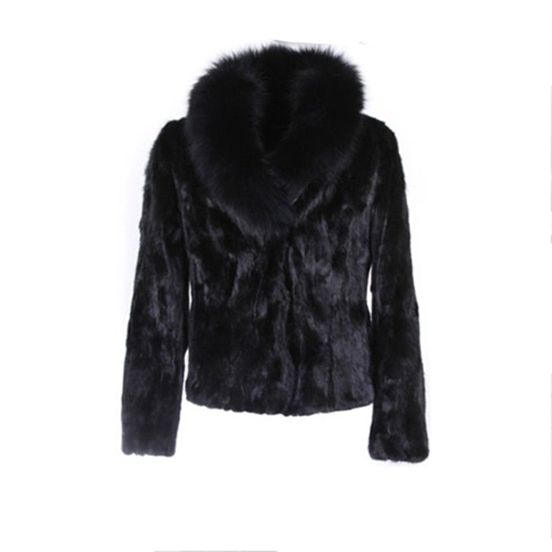 Luxe Faux Fox Fur Jacket