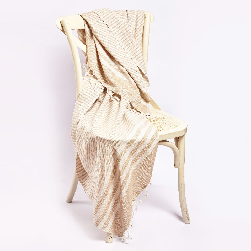 Fethiye Striped Throw Blanket