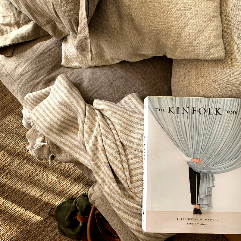 Fethiye Striped Throw Blanket