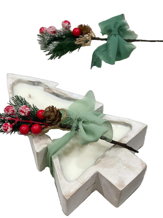 Holiday Evergreen Candle