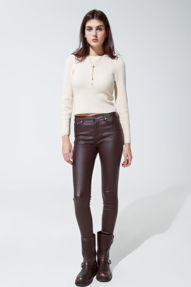 Luxe Leatherette Skinny Pants