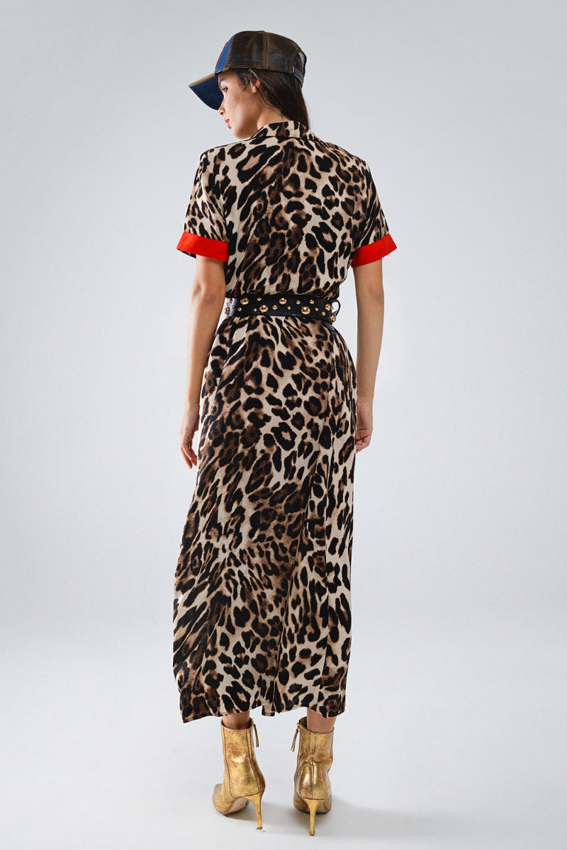 Leopard Maxi Dress