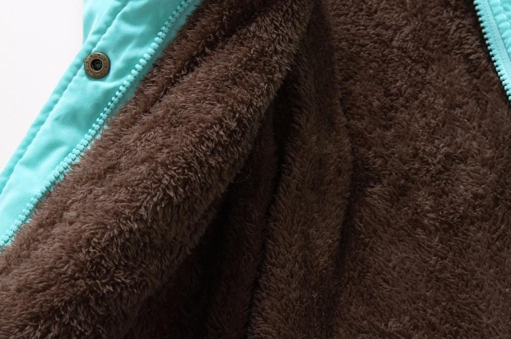 Feather-Lined Corduroy Parka