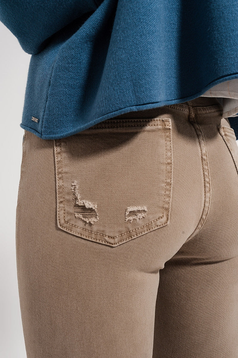 Urban Beige Skinny Jeans