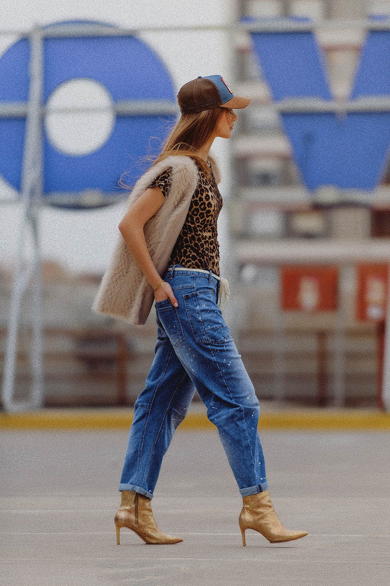 Timeless Beige Fur Vest