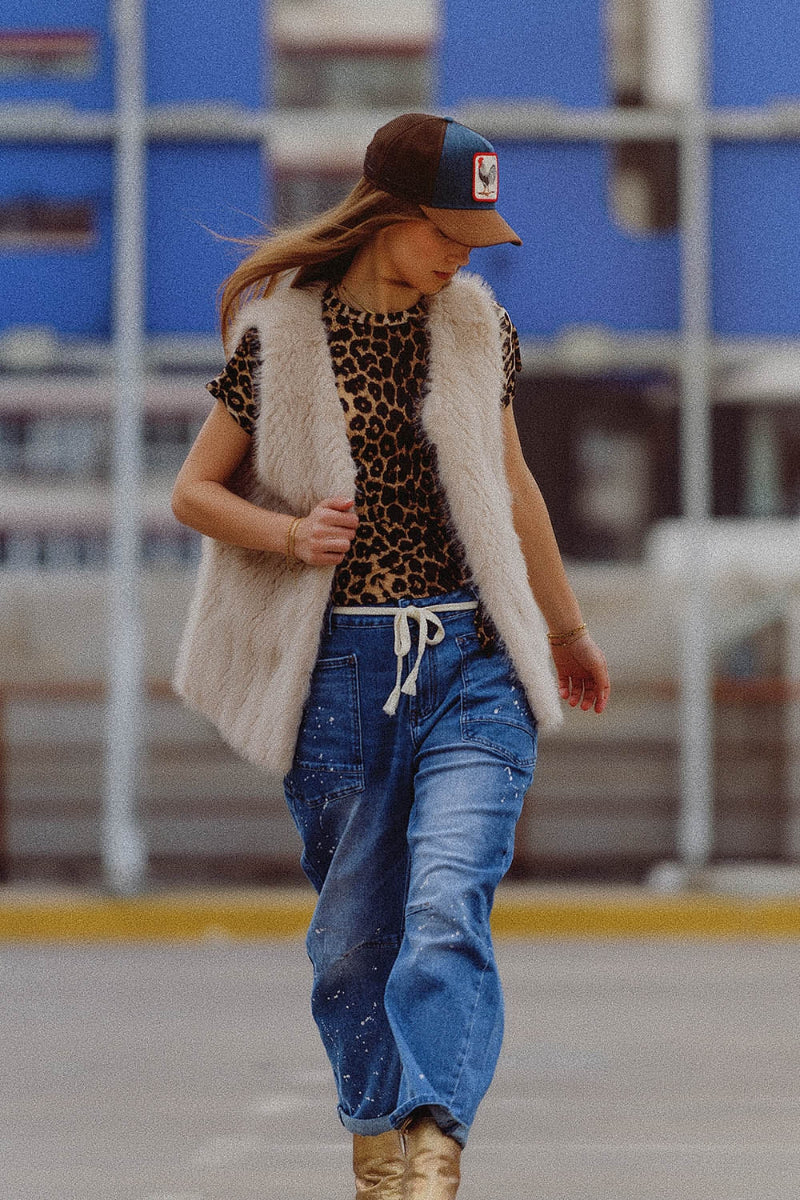 Timeless Beige Fur Vest