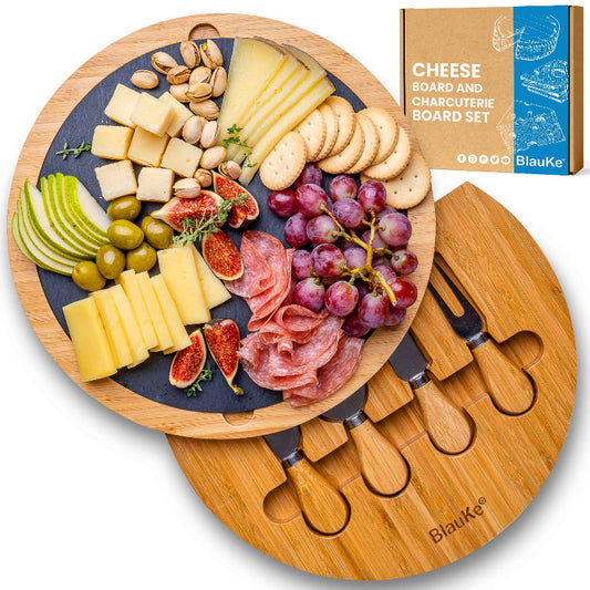 Swivel Bamboo Charcuterie Board