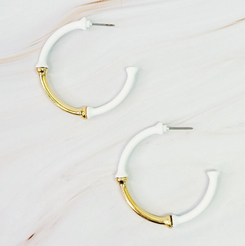 Radiant Rhythm Dipped Hoop Earrings