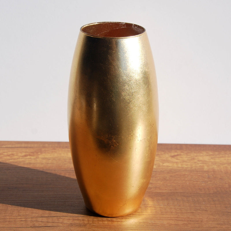 Gold Gilded Flower Vase