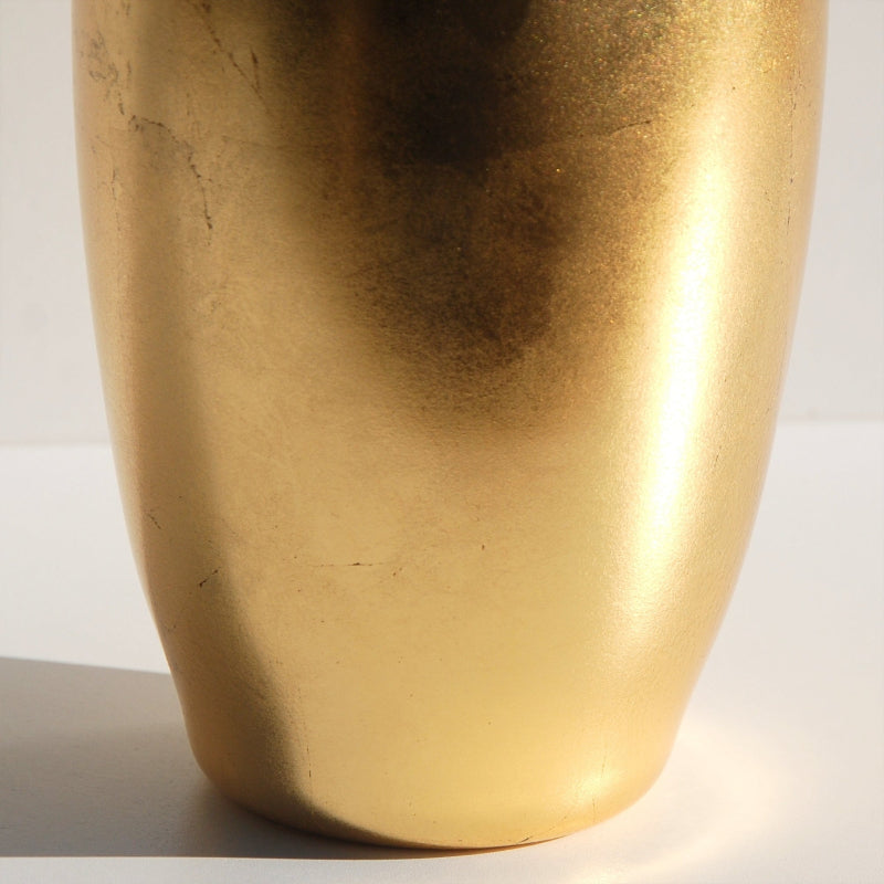 Gold Gilded Flower Vase