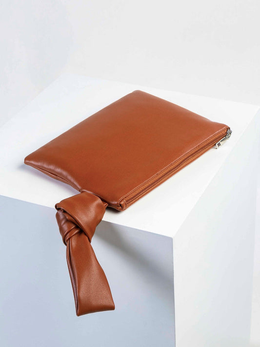Wrapped Wristlet Clutch Bag