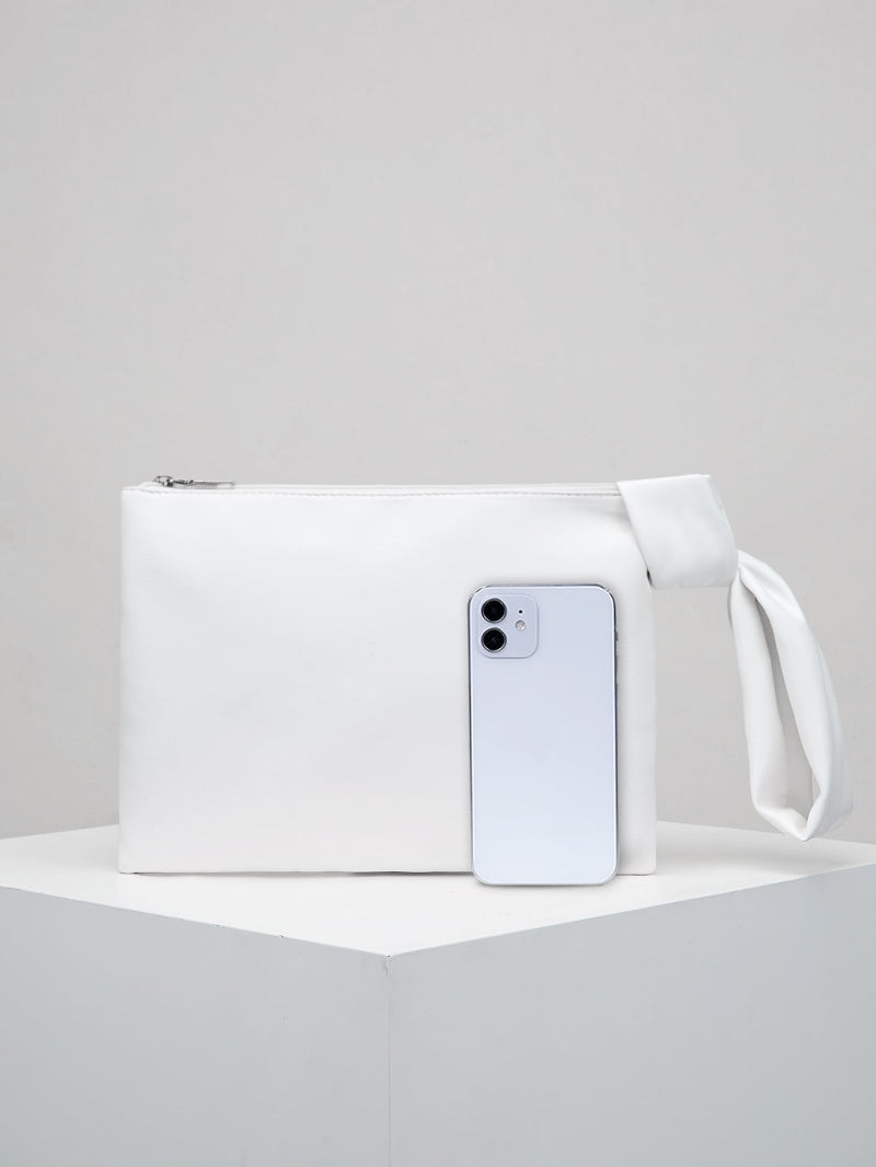 Wrapped Wristlet Clutch Bag