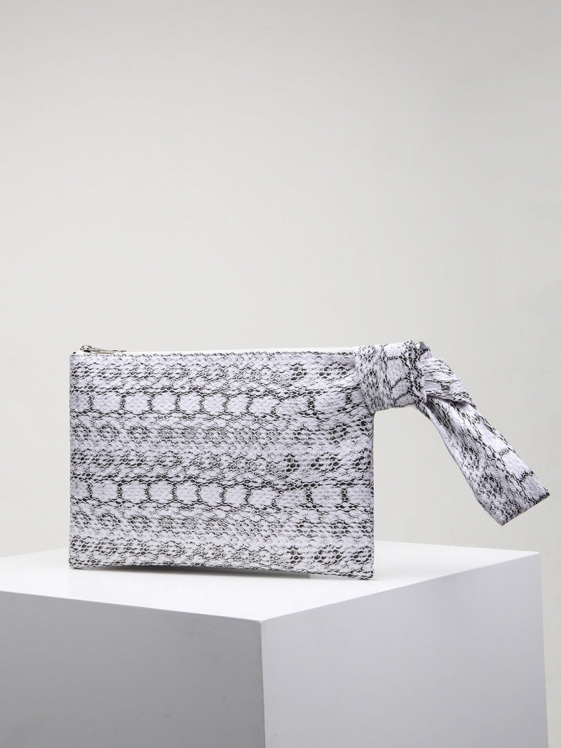 Wrapped Wristlet Clutch Bag