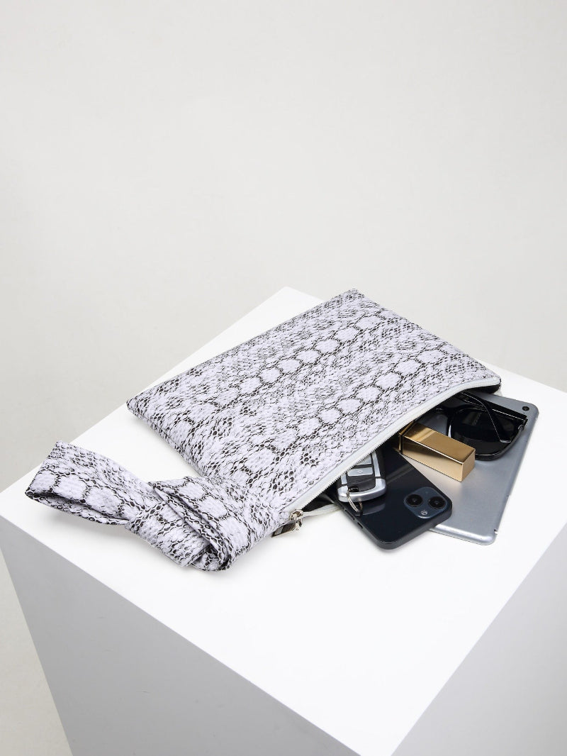 Wrapped Wristlet Clutch Bag