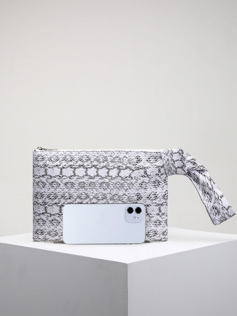 Wrapped Wristlet Clutch Bag