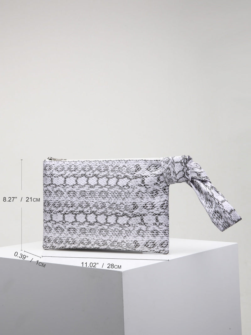 Wrapped Wristlet Clutch Bag