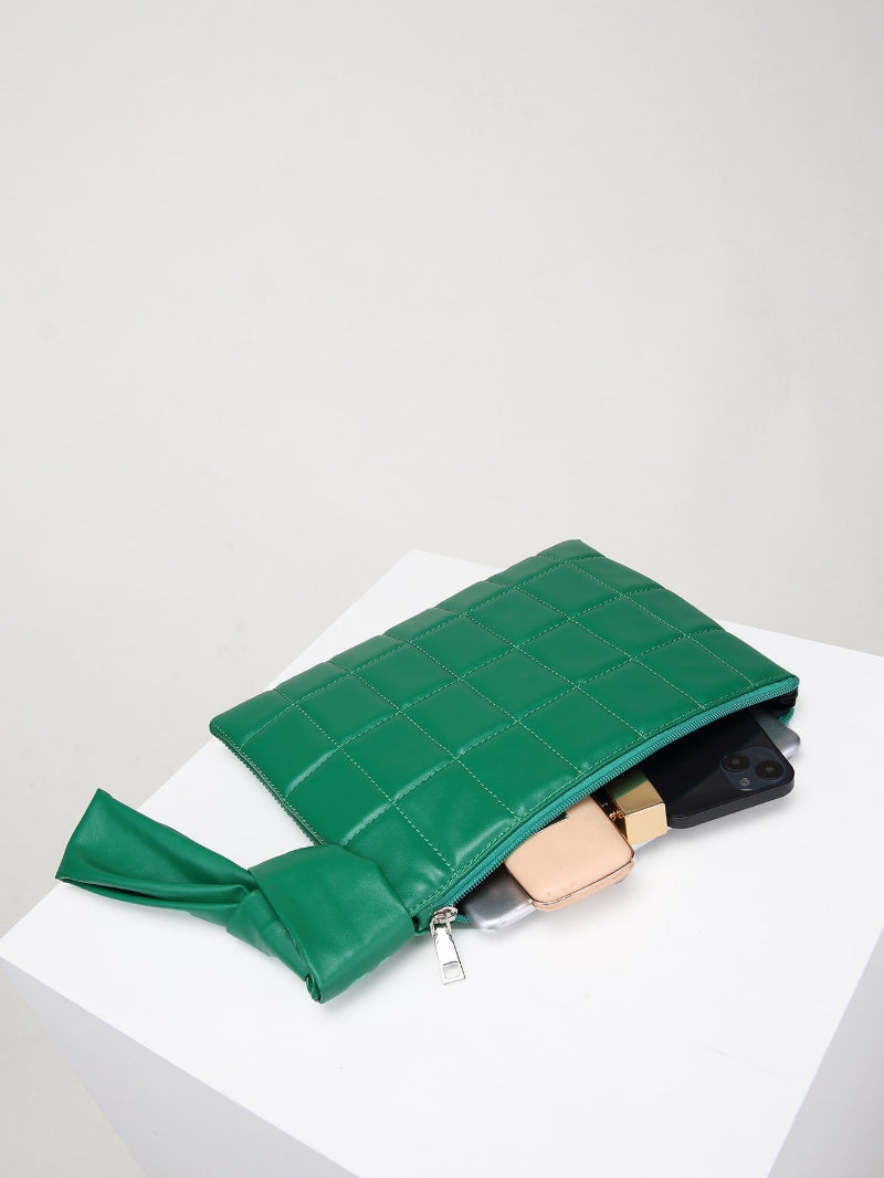 Wrapped Wristlet Clutch Bag