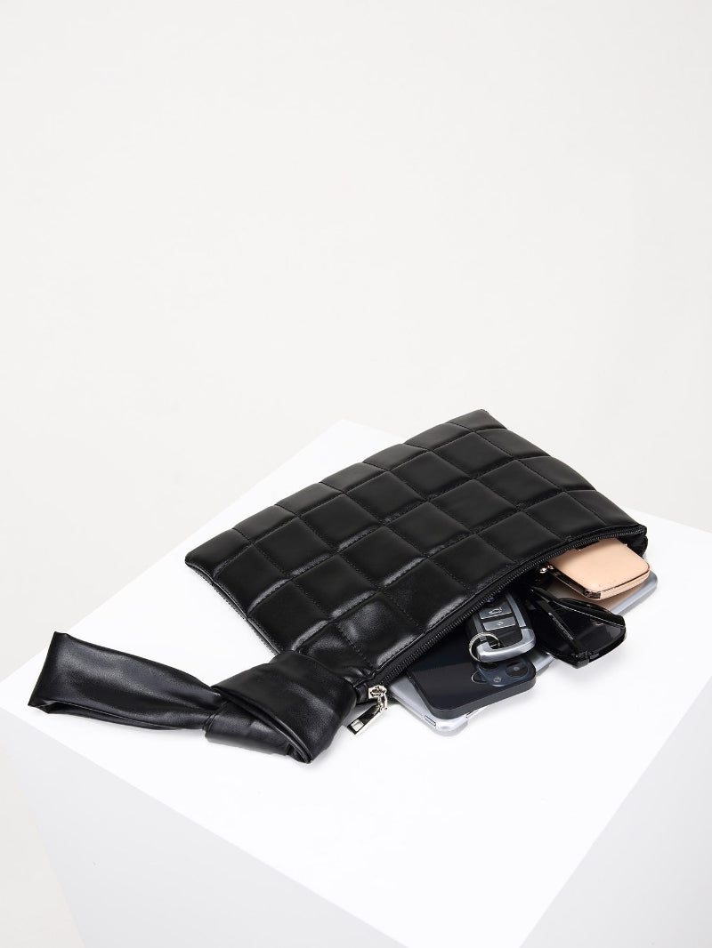Wrapped Wristlet Clutch Bag
