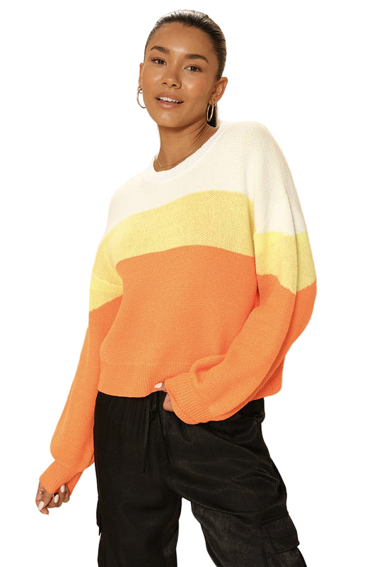 Sweet Treats Candy Corn Halloween Sweater