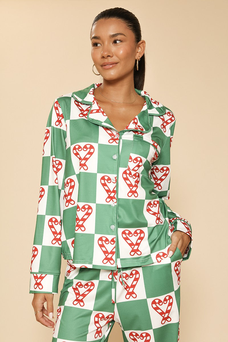 Festive Cheer Christmas Pajama Set