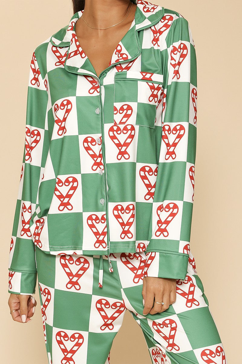 Festive Cheer Christmas Pajama Set