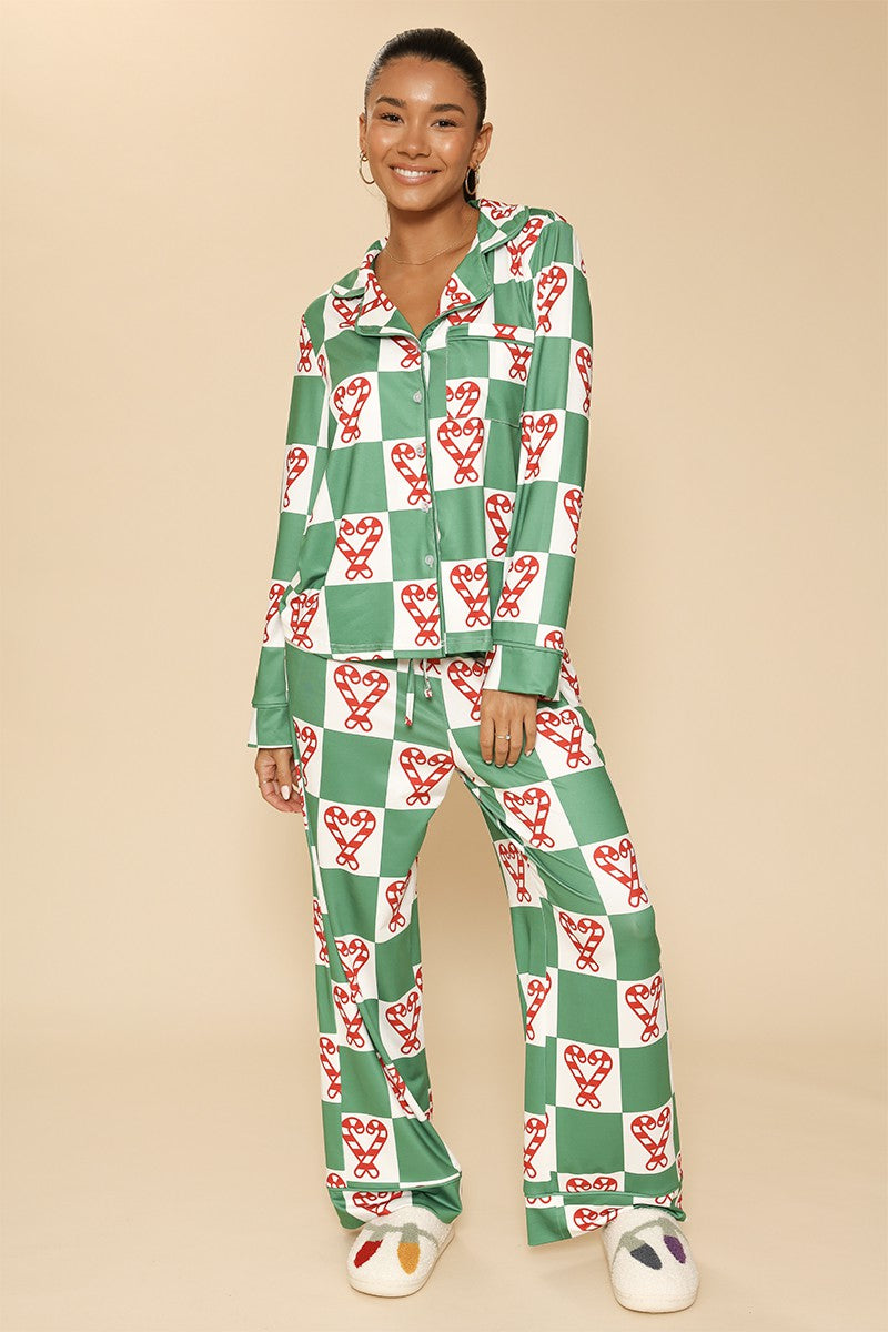 Festive Cheer Christmas Pajama Set