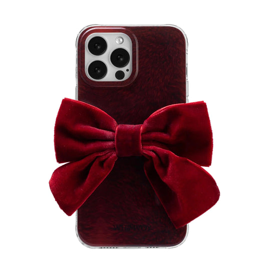 Velvet Bow Holiday Phone Case