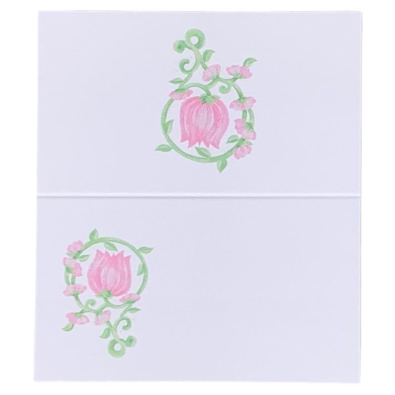 Garden and Vine - Pink Place Cards