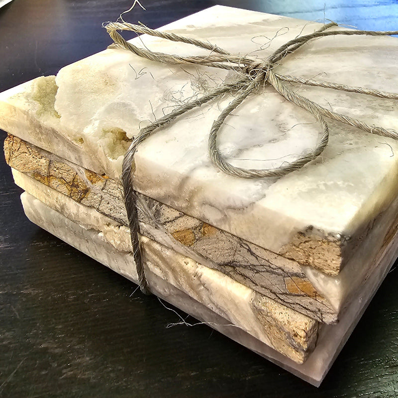 Onyx Coasters | Set of 4