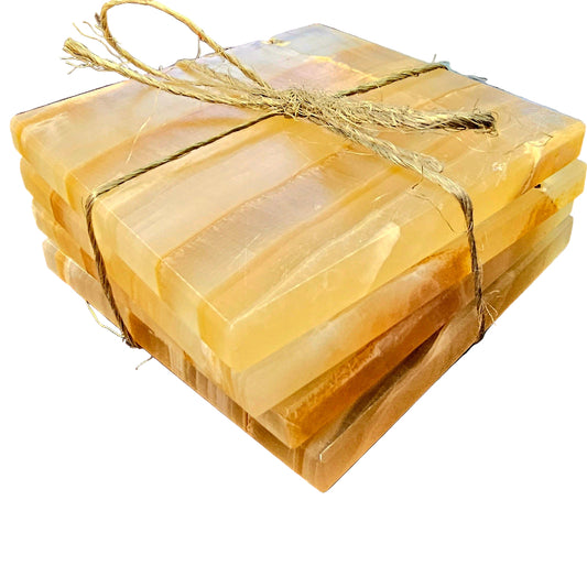 Onyx Coasters | Set of 4