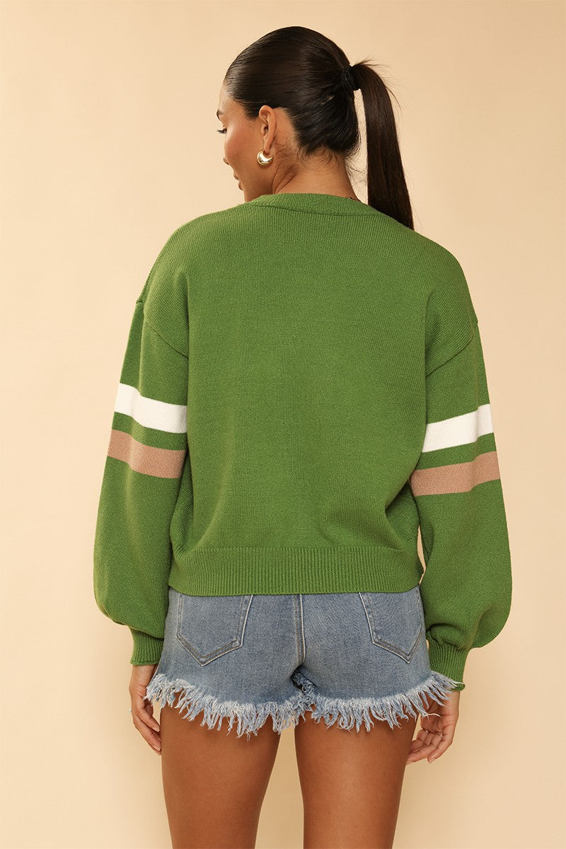 Game Day Football Knit Sweater
