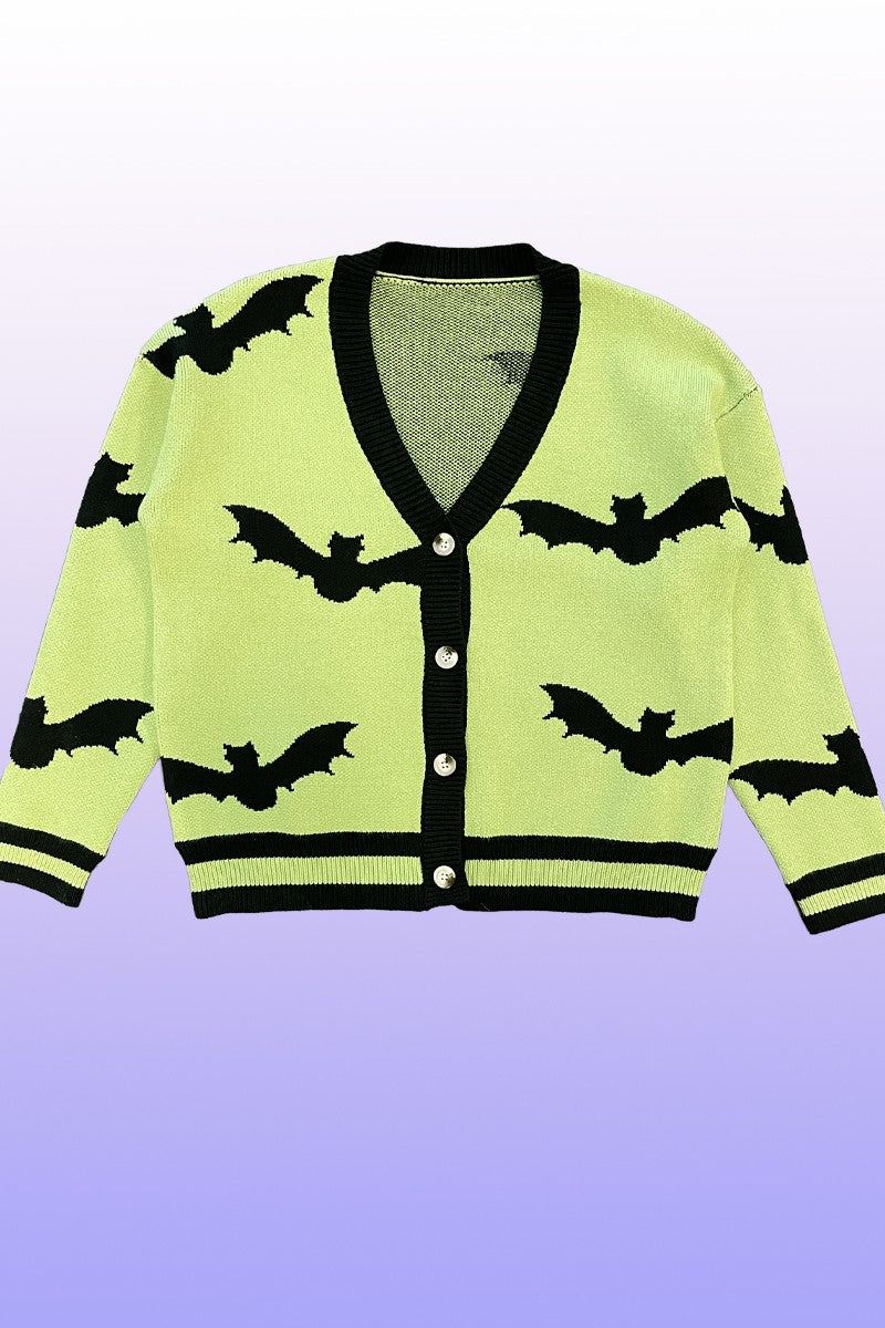 Spooky Night Halloween Knit Cardigan