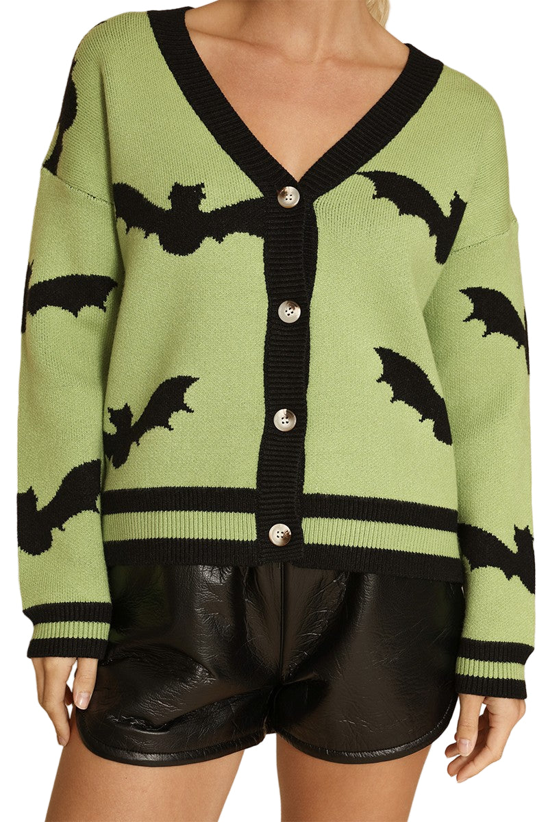 Spooky Night Halloween Knit Cardigan