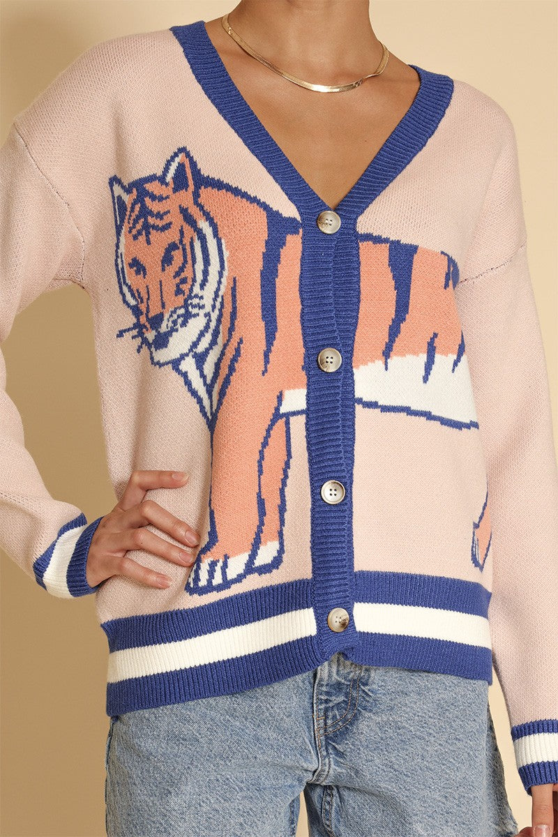 Wild Stripes Tiger Cardigan