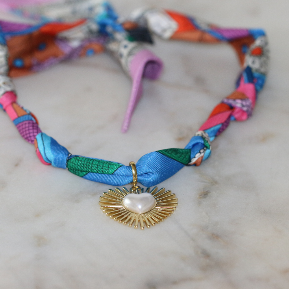 Summer Love Scarf Necklace