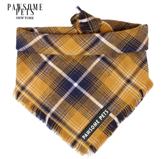 Kennedy Plaid Pet Bandana